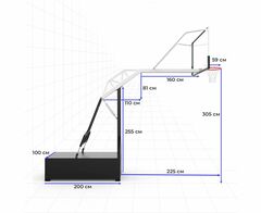 Стойка баскетбольная ARMS ARMS081.1