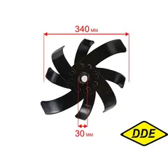 Нож для культиватора DDE V500 / Hobby 5000 (полный комплект) (V500-000)