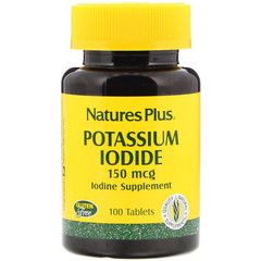 Nature's Plus, Йодид калия, 150 мкг, 100 таблеток