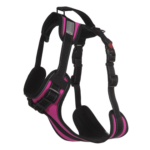 Шлейка   RUKKA PETS SOLID HARNESS анатомическая с мягкой подкладкой, цвет розовый