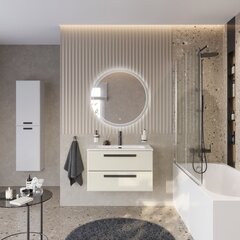 Cezares ECO-CER-N-1200-2C-SO-BL ECO-CER-N База под раковину подвесная с двумя выкатными ящиками, Bianco Lucido, 1200x457x500, ECO-CER-N-1200-2C-SO-BL фото