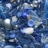 Бусины Микс PRECIOSA ORNELA. MIX92-BLUE(250gr)