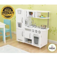 Детская игрушечная кухня из дерева "Винтаж", цвет Белый (White Vintage Kitchen)