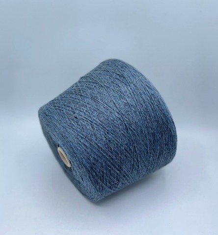 Loro Piana (пр.Италия) art-Rimanenza 2/10 500м/100гр, 90%Кашемир, 10%Шелк, цвет-Грозовое небо(631), арт.35741