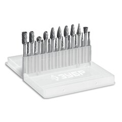 ЗУБР 20 шт набор борфрез твердосплавных, хв-к 3 мм, ПРОФЕССИОНАЛ (28816-H20)