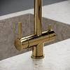Sancos Foster SC4014ZG Смеситель для кухни с краном для фильтрованной воды, цвет: полированное золото