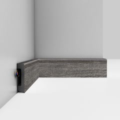 Плинтус напольный Decomaster D234-86 58х16х2400мм