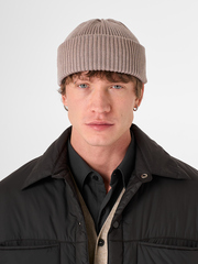 Хлопковая шапка в цвете какао