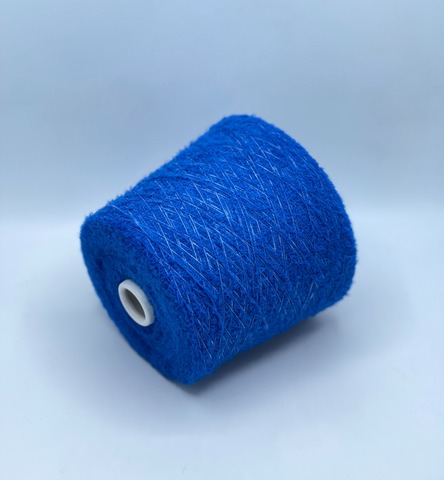 Luxury Production by Ri.Go, Daffodil, 470м. 70% Меринос, 30% Шелк, Ярко-синий на белой основе(28/178), 37501