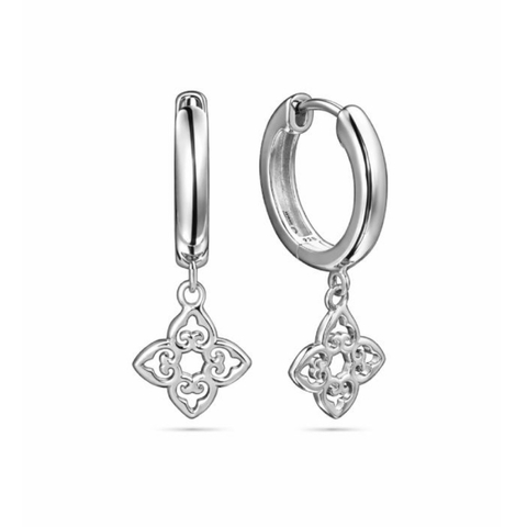 Серьги Миниатюры Классик Родий