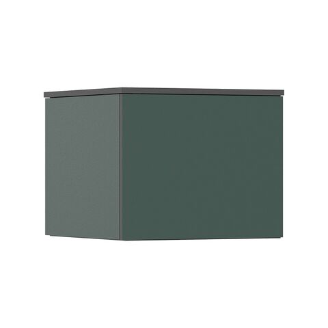 Норд Антресоль к пеналу угловому (Изумрудный (КРОМКА ГРАФИТ), Графит)