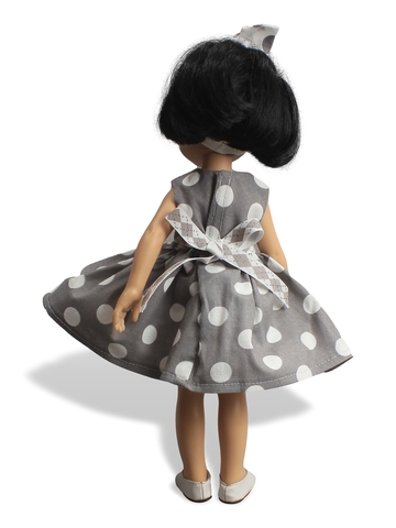 Комплект с пышной юбкой - На кукле. Одежда для кукол, пупсов и мягких игрушек.
