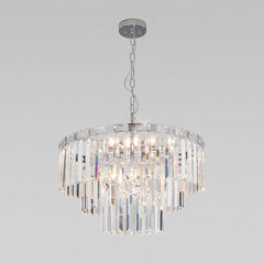 Подвесная люстра Elegante 10130/8 хром