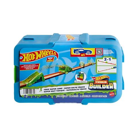 Hot Wheels Track Builder Toxic Super Jump HKX47