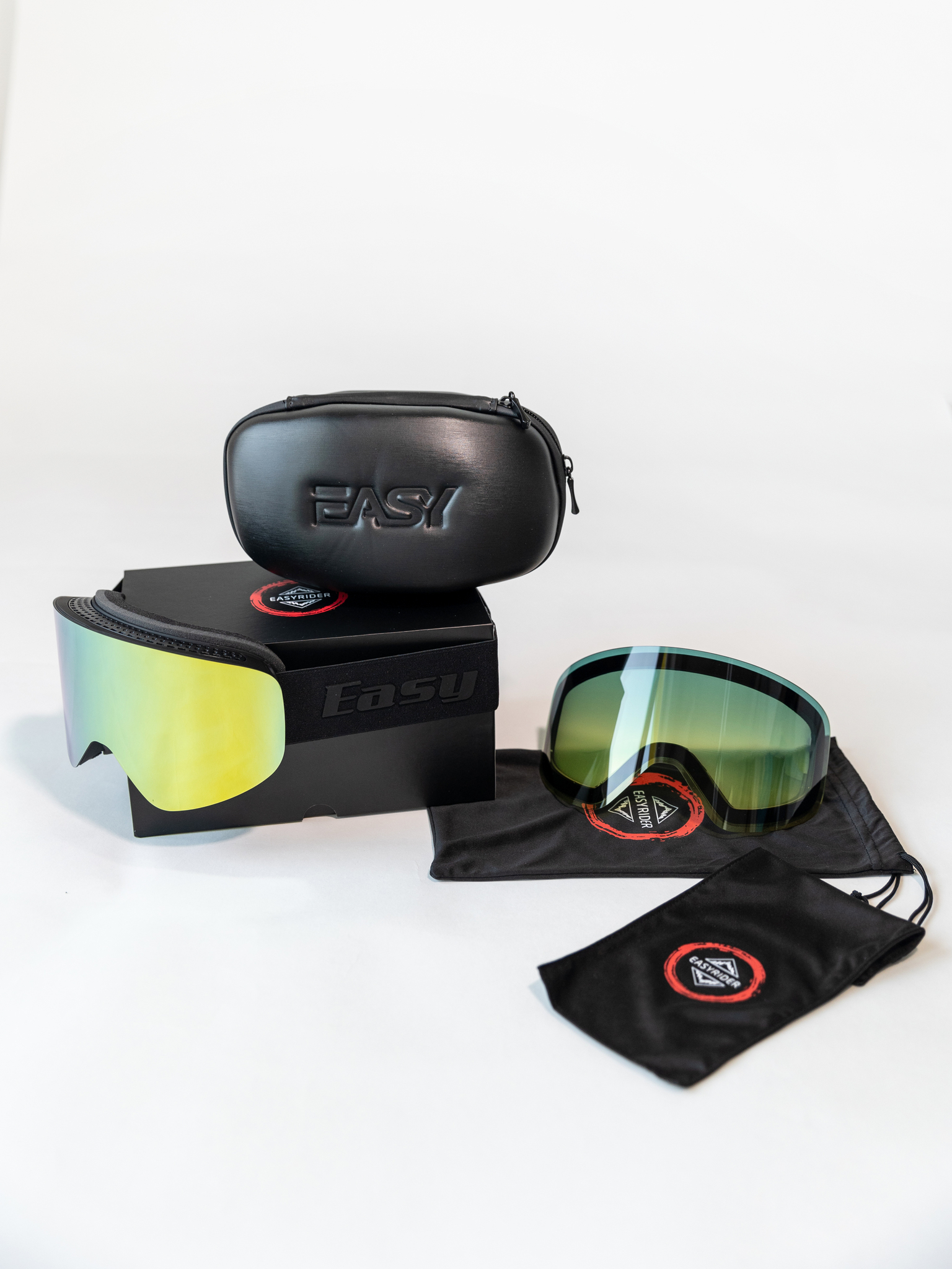 Маска горнолыжная EasyRider BLACK цвет желтый - Маски горнолыжные | iRide shop фото 6