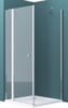 BelBagno ETNA-A-12-80-C-Cr Душевой уголок с одной распашной дверцей и одной неподвижной стенкой. Стекло 6 мм, прозрачное, хром