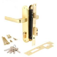 Замок врезной Apecs 2223/60-G золото