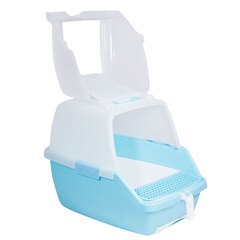 Triol туалет для кошек закрытый с выдвижным поддоном (совок и сетка в комплекте), 550*400*420мм