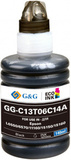Совместимые чернила G&G GG-C13T06C14A (C13T06C14A) для Epson L6550, 6570, 11160, 15150, 15160, 140 мл, черный