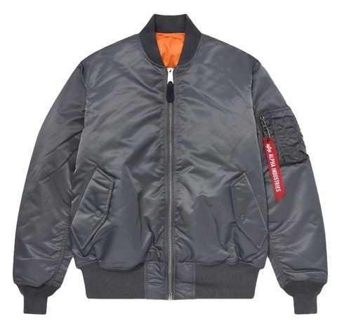 Бомбер Alpha Industries MA-1 Gun Metal (Серый)