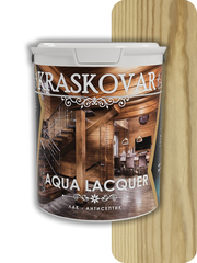 Лак-антисептик Kraskovar Aqua Lacquer для дерева и камня бесцветный