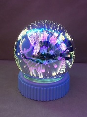 Новогодний 3D светильник