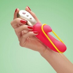 Вибратор AMORINO от Fun Factory (розовый/золотой)