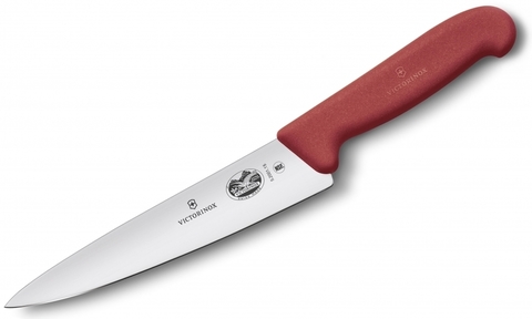 Нож Victorinox разделочный, лезвие 15 см, красный