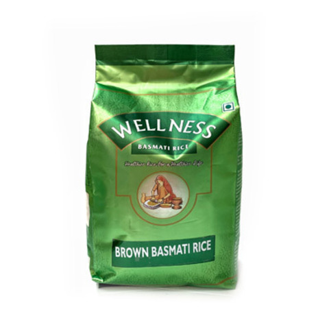 Индийский рис Wellness коричневый басмати 0,5 кг