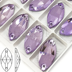 Купить  пришивные стразы  Light Amethyst, Navette