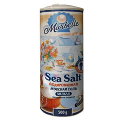 Соль морская Marbelle йодированная 500 г