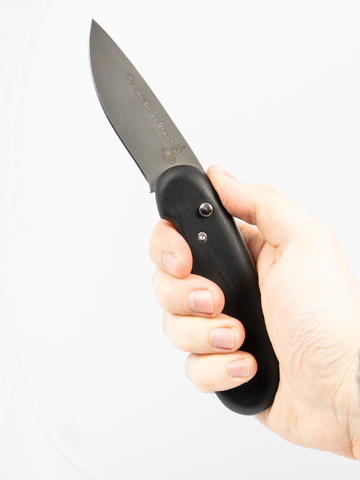 Нож «Лефортовский» (сталь X12МФ, стабилизированное железное дерево)