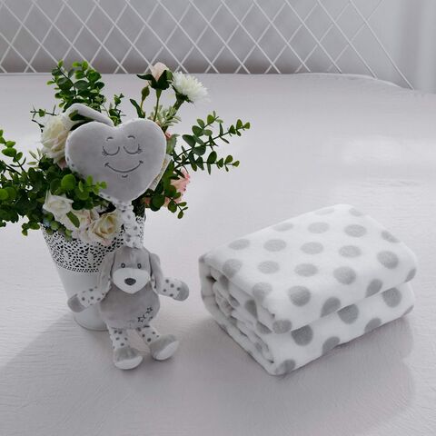 Плед детский с игрушкой Sofi De MarkO №2 серый