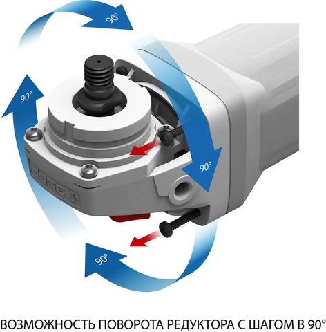 Углошлифовальная машина (болгарка), ЗУБР УШМ-230-2100 ПМ3, плавный пуск, 230 мм, 6500 об/мин, 2100 В