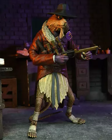 Фигурка NECA Universal Monsters x Teenage Mutant Ninja Turtles: Ultimate Splinter as Van Helsing