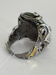Клинохлор (кольцо из серебра)