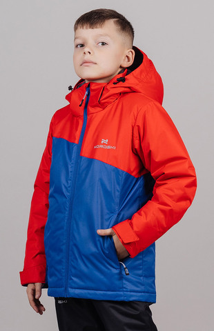Детская Тёплая Зимняя Куртка Nordski Jr./Kids Active True Blue/Red