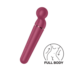 Универсальный вибромассажер Satisfyer Planet Wand-er бордовый
