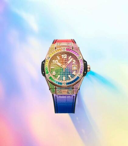 Hublot Big Bang Rainbow King Gold