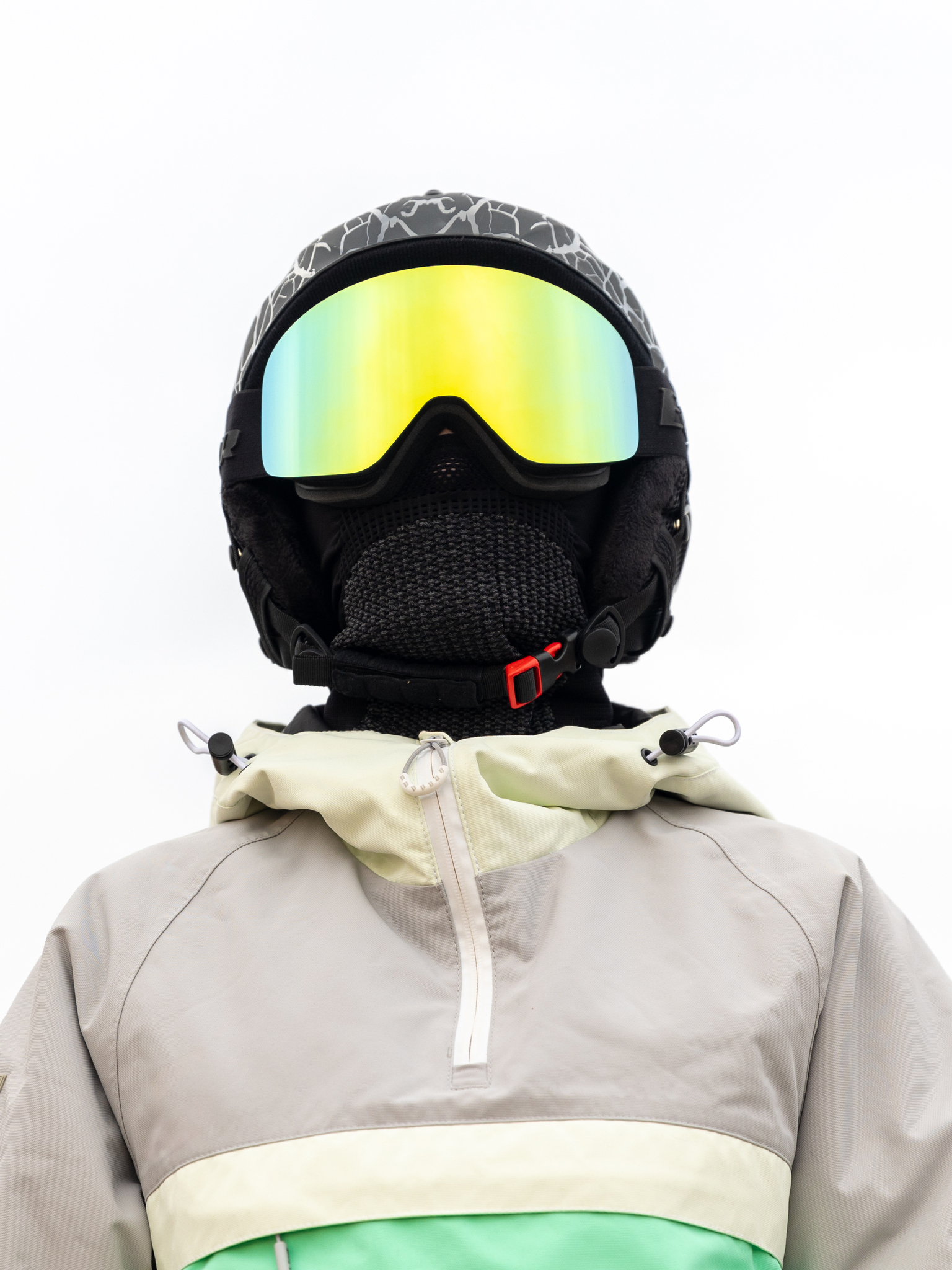 Маска горнолыжная EasyRider BLACK цвет желтый