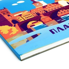 Бумага для акварели Апплика, формат А4, 15 листов, альбом-планшет, серия "Прага"