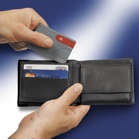Швейцарская карточка Victorinox SwissCard, синяя