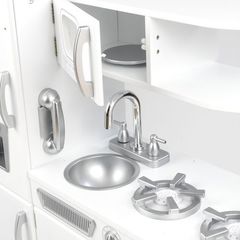 Детская игрушечная кухня из дерева "Винтаж", цвет Белый (White Vintage Kitchen)