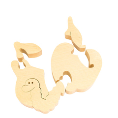 Развивающая игрушка"Червячок и фрукты"с красками