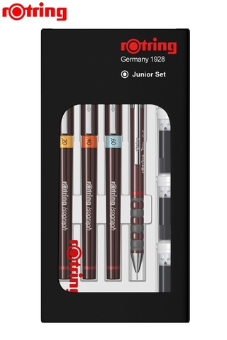 Набор изографов Rotring Junior Set, 0,20 mm / 0,40 mm / 0,60 mm (S0699340)