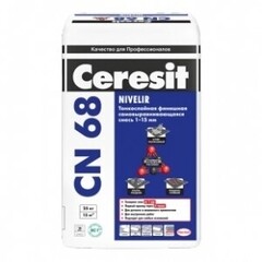 Наливной пол Церезит СN 68 тонкослойный 25кг