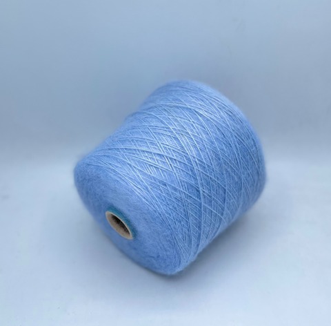 FILCOM (пр.Италия), art-Soffilo 450м/100гр. 50%Шелк 50%Суперкид мохер, цвет-Голубой арт.31311