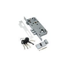 Купить Замок врезной Adden Bau с секретным двухрядным цилиндром ключ - вертушка