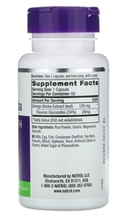 Natrol, Гинкго билоба, 120 мг, 60 капсул