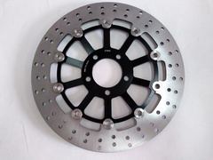 Диск тормозной передний на  KAWASAKI  ZX6R 600 /ZX9R 900 / ZX12R 1200  NINJA, ZEPHYR  750, GTR 1000, Z 1000 черный